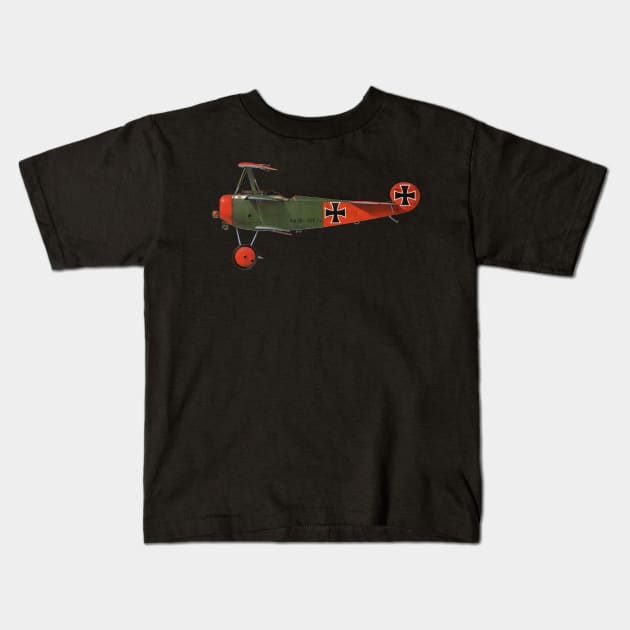 DR1 Von Richtofen Kids T-Shirt by bumblethebee